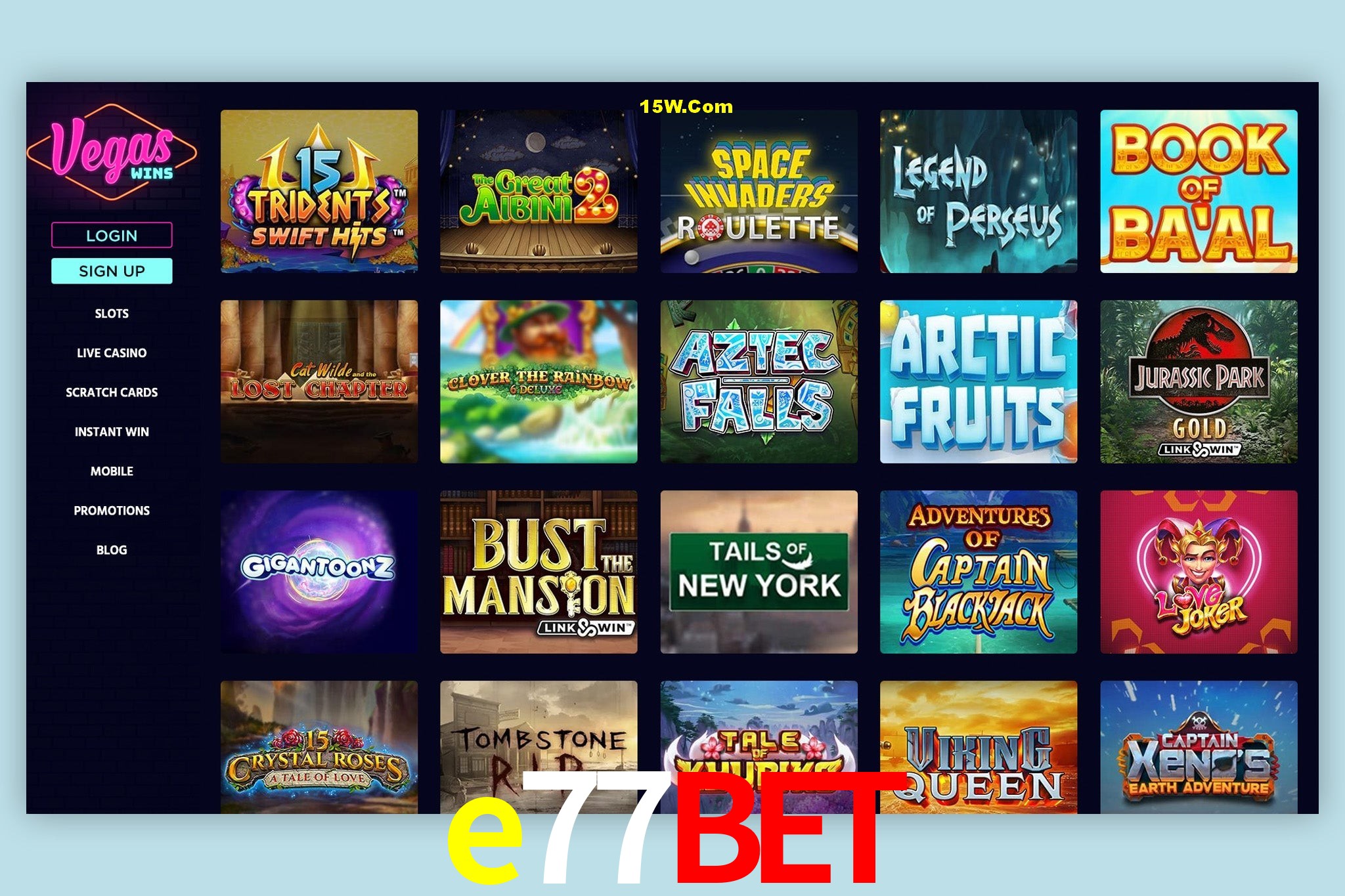 Statistics e77bet